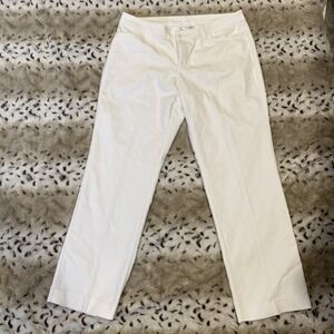 Christopher Banks  Straight Leg White‎ 8P Pants (34x28)